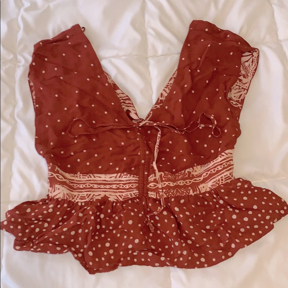 Free people peplum top